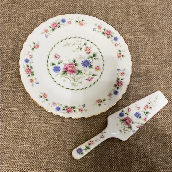 Spring Night cake plate & server - Picture 1 of 3